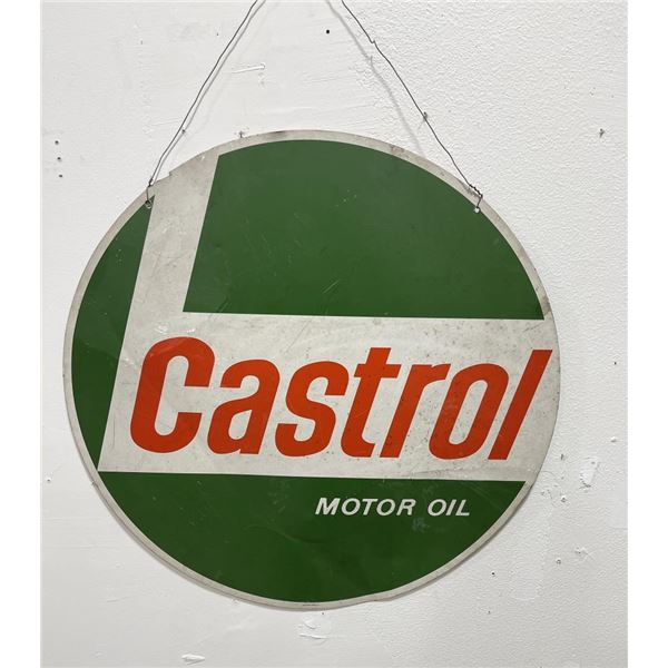 Castrol Motor Oil Double Sided Dealer Sign