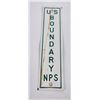 Image 1 : US National Parks Service Boundary Sign