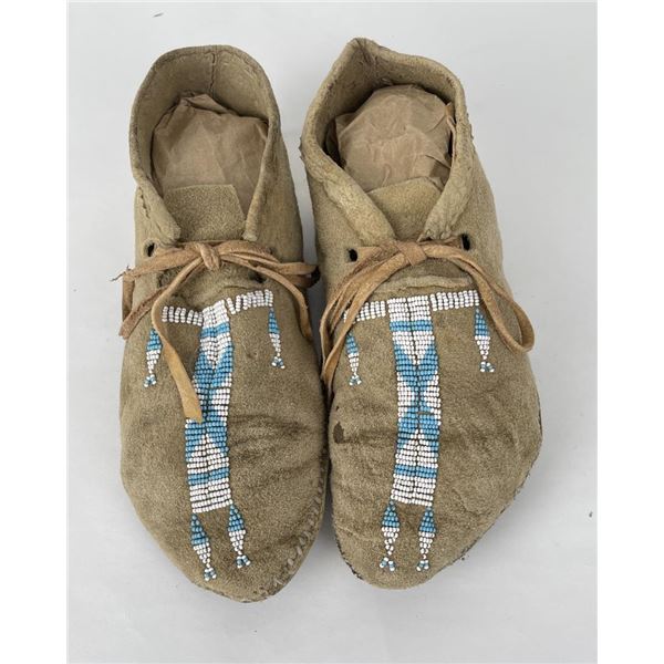 Montana Indian Beaded Moccasins