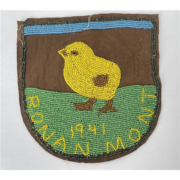 Montana Flathead Indian Beaded Coat Flap