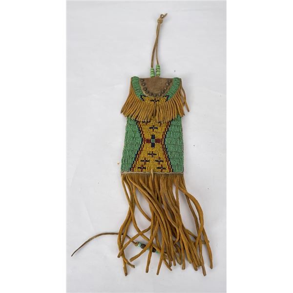 Sioux Indian Beaded Strike A Light Bag
