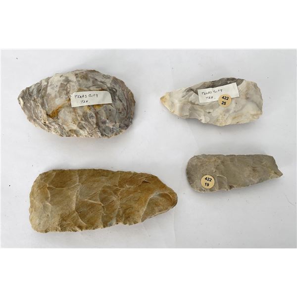 Ancient Indian Flint Blades Texas City Texas