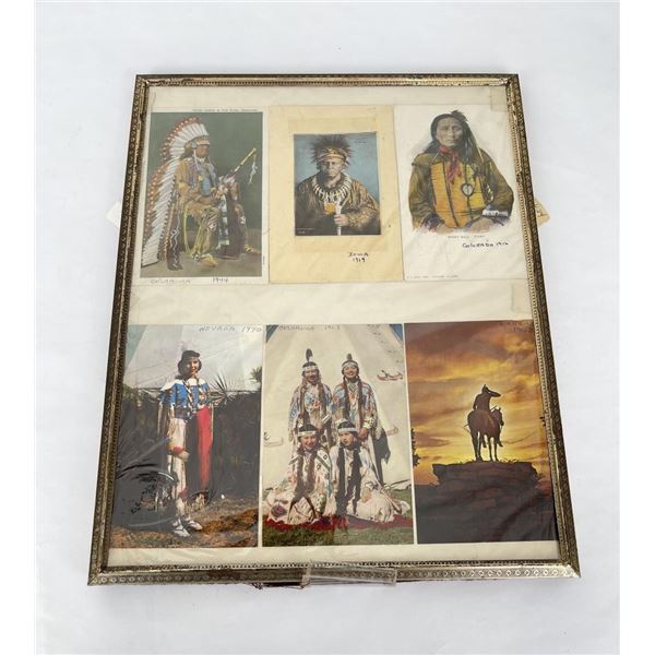Group of Native American Indian Postcards