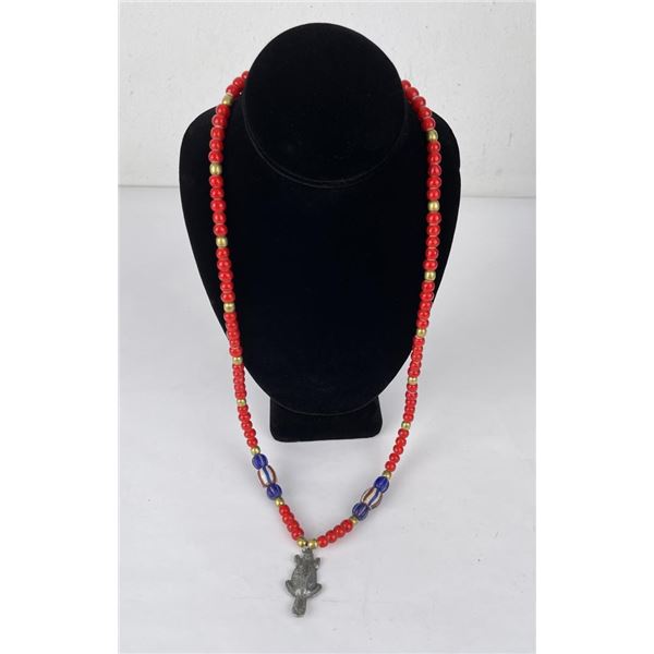 Montana Indian Trade Bead Necklace