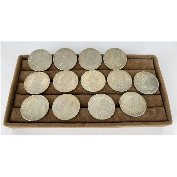 Group of Statehood Coins Arizona Oregon California