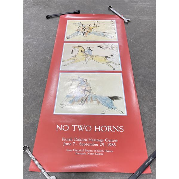 No Two Horns Indian Ledger Drawing Exhibition