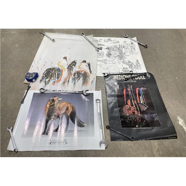 Lot of 5 Native American Posters