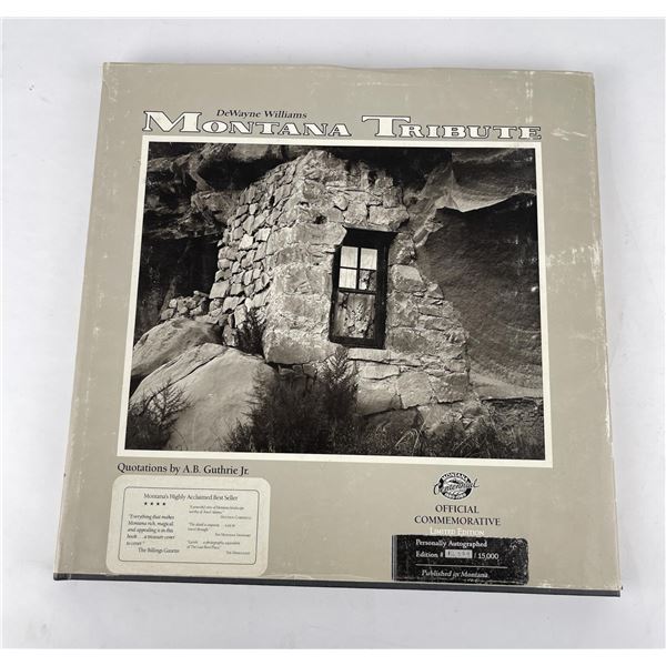 Dewayne Williams Montana Tribute Signed