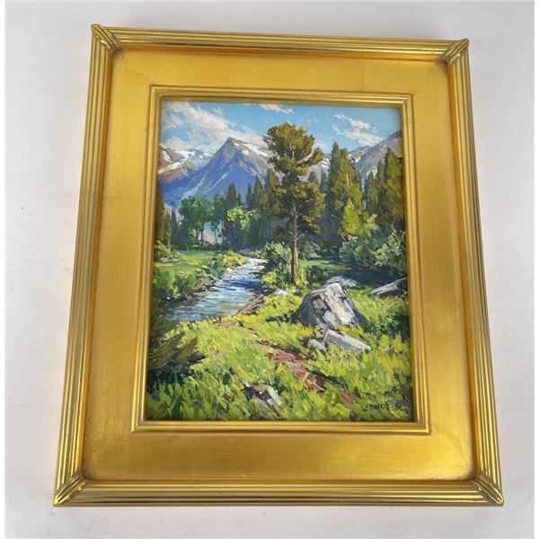 Taylor Lynde Montana Painting Trail Creek