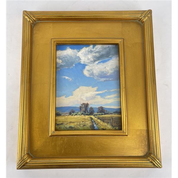 Taylor Lynde Montana Painting North of Town in Sun