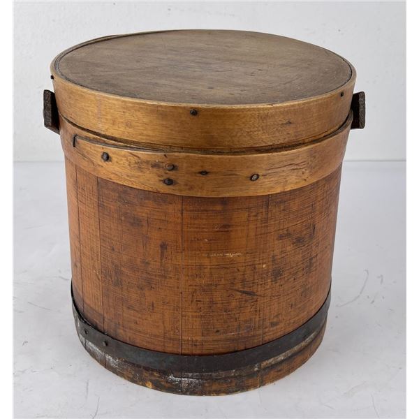 Shaker Firkin Maple Wooden Sugar Bucket