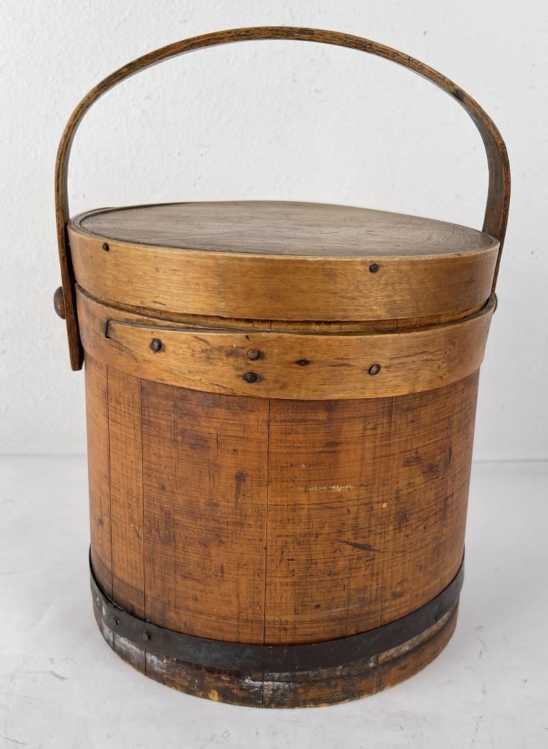 Shaker Firkin Maple Wooden Sugar Bucket
