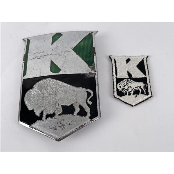 Kaiser Frazier Radiator Emblem Badge Patch