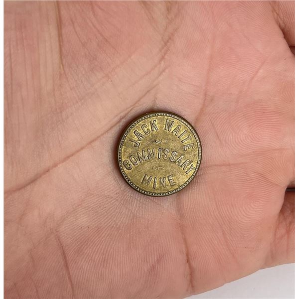 Duthie Idaho Jack White Mine Trade Token