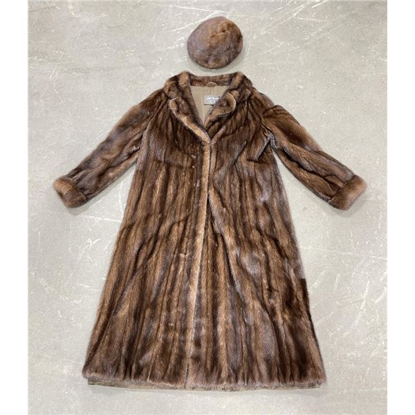 Marshall Field Full Length Mink Fur Jacket Coat