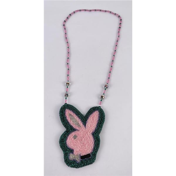 Montana Blackfoot Indian Beaded Playboy Necklace