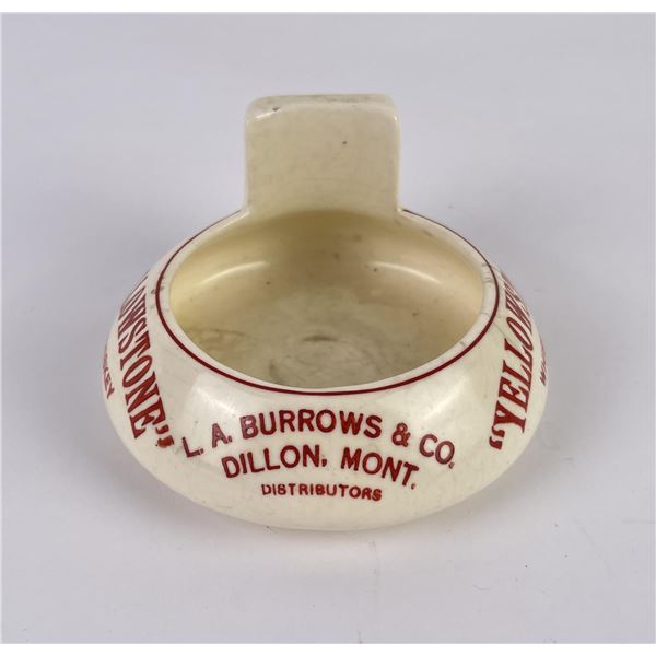 Yellowstone Whiskey Burrows Dillon Montana Ashtray