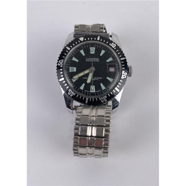 Lucerne Marine Diver Mens Watch
