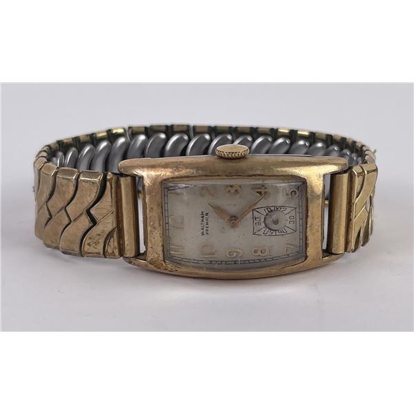 Art Deco Tanker Waltham Premier Mens Watch