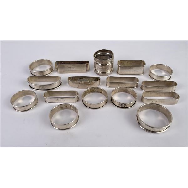 Antique Sterling Silver Napkin Rings