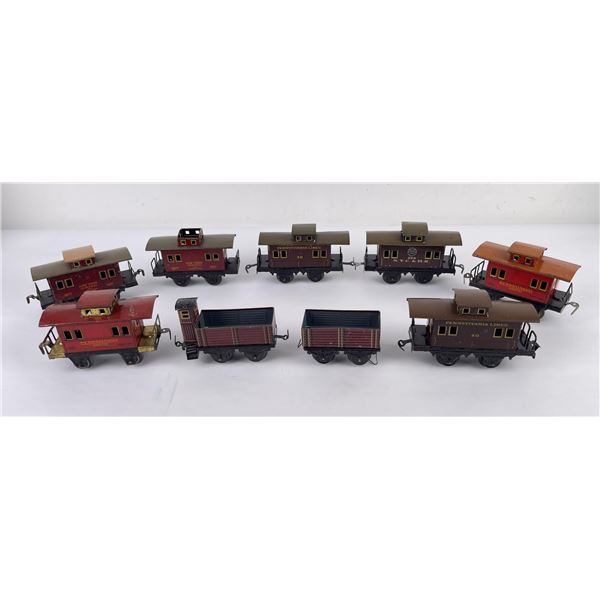 Lot of Bing O Gauge Caboose Train Toys