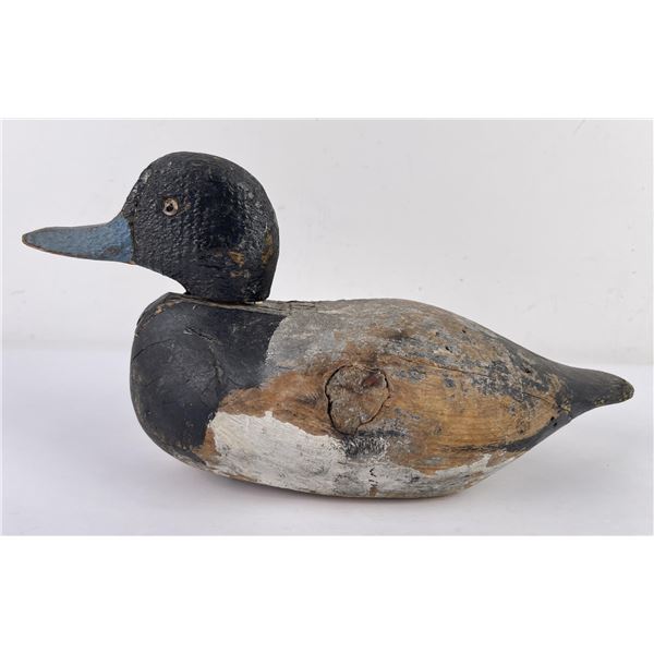 Antique Bluebill Wood Duck Decoy