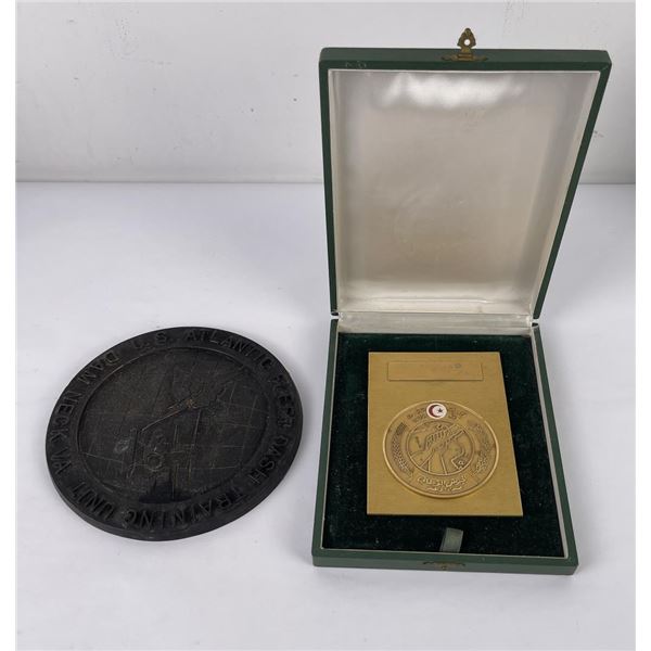 Pair of Military Award Plaques