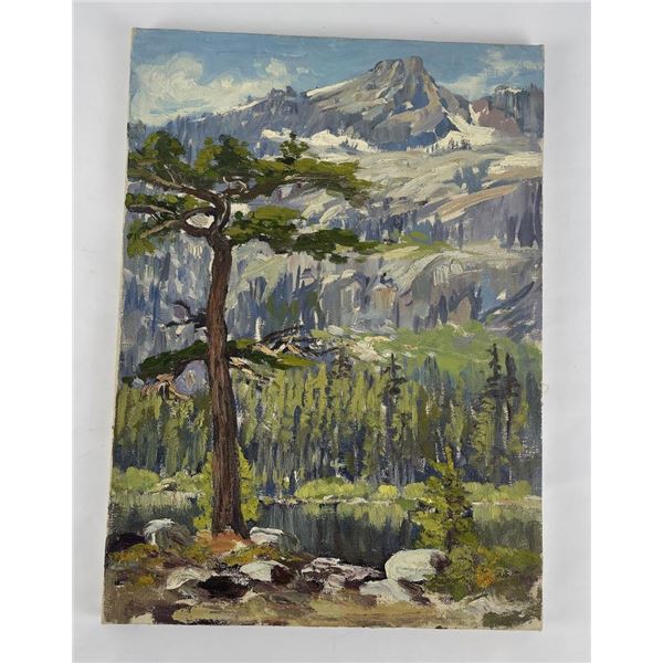 Frederick Kress Painting Lily Lake California