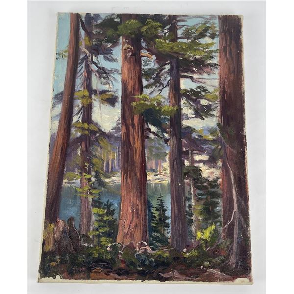 Frederick Kress Painting Lake Tahoe California
