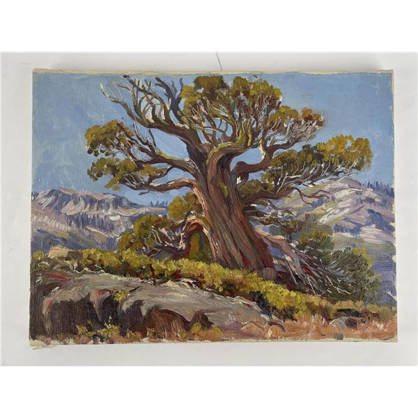 Frederick Kress Painting Lake Tahoe California