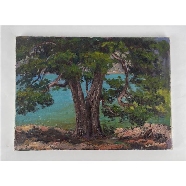 Frederick Kress Painting Lake Tahoe California