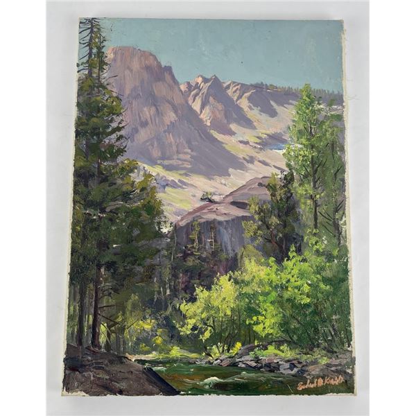 Frederick Kress Painting Lake Tahoe California