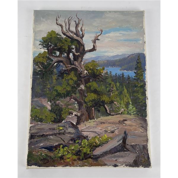 Frederick Kress Painting Lake Tahoe California