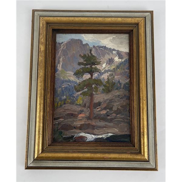 Frederick Kress Painting Lake Tahoe California