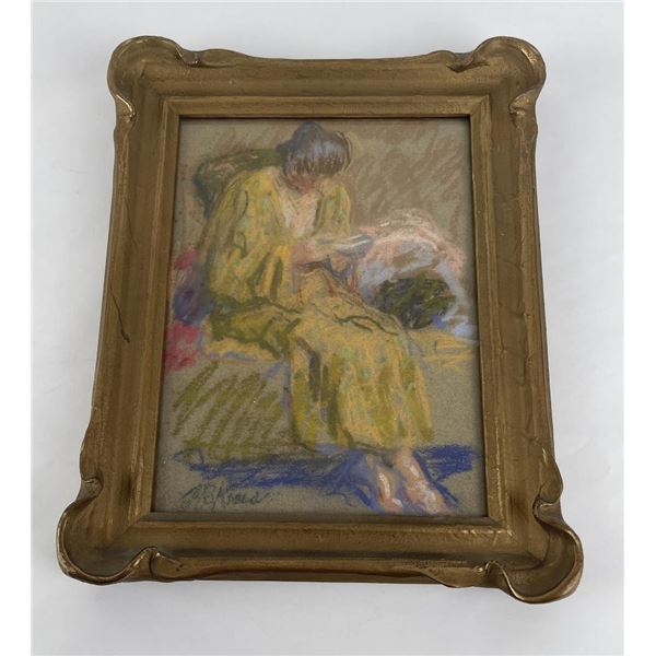 Frederick Kress Pastel Drawing Big Sur California