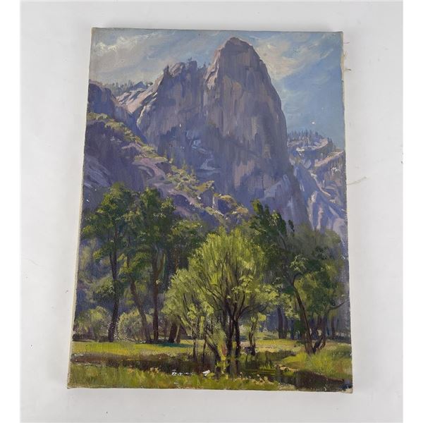 Frederick Kress Painting Yosemite California