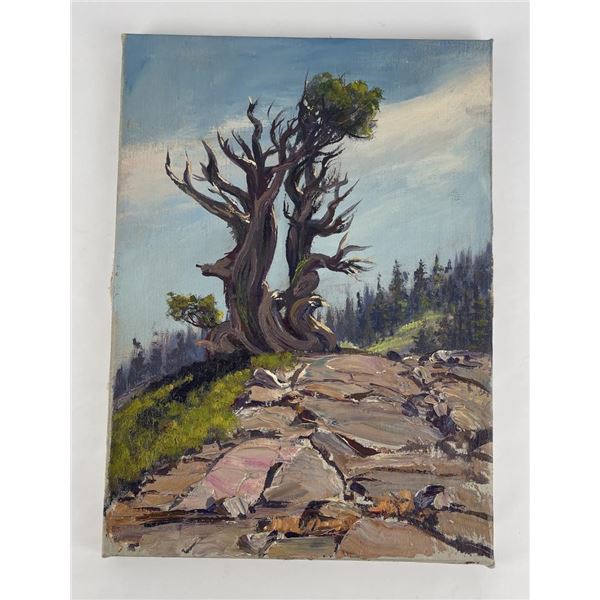 Frederick Kress Painting Sierra Tree California