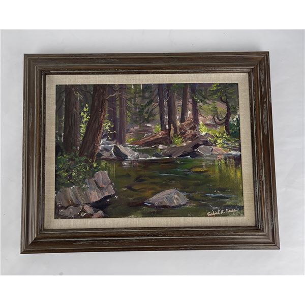 Frederick Kress Painting Lake Tahoe California