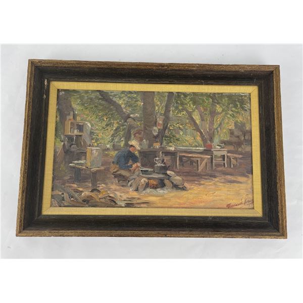 Frederick Kress Painting Lake Tahoe California