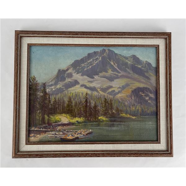 Frederick Kress Painting Lake Tahoe California