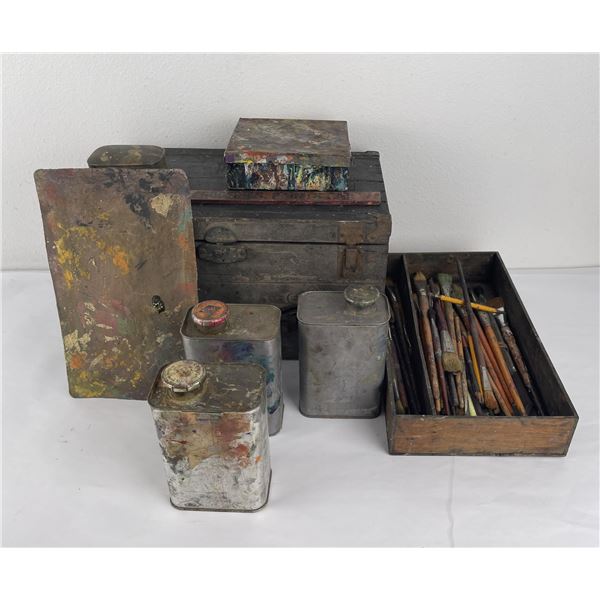 Frederick Kress California Artist Painting Box