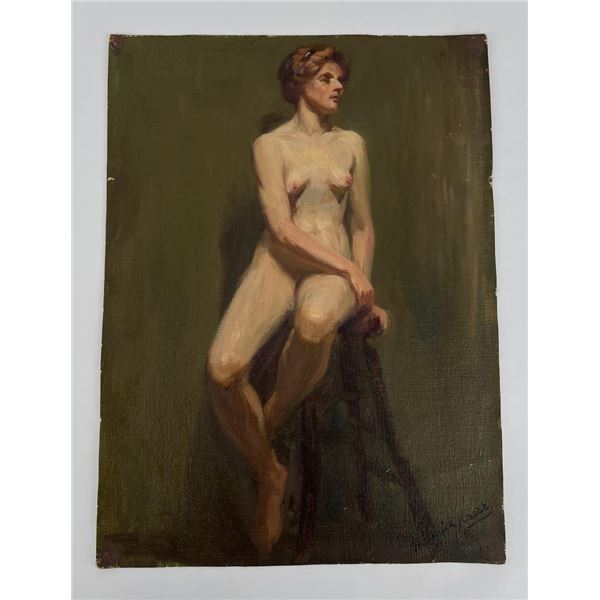 Frederick Kress Painting Nude California