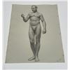 Image 1 : Frederick Kress Drawing Nude Study California