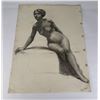 Image 1 : Frederick Kress Drawing Nude Study California