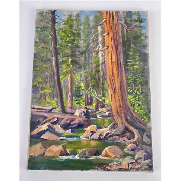 Frederick Kress Painting Lake Tahoe California