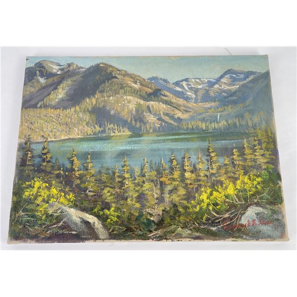 Frederick Kress Painting Lake Tahoe California