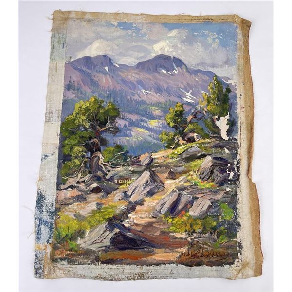 Frederick Kress Painting Lake Tahoe California