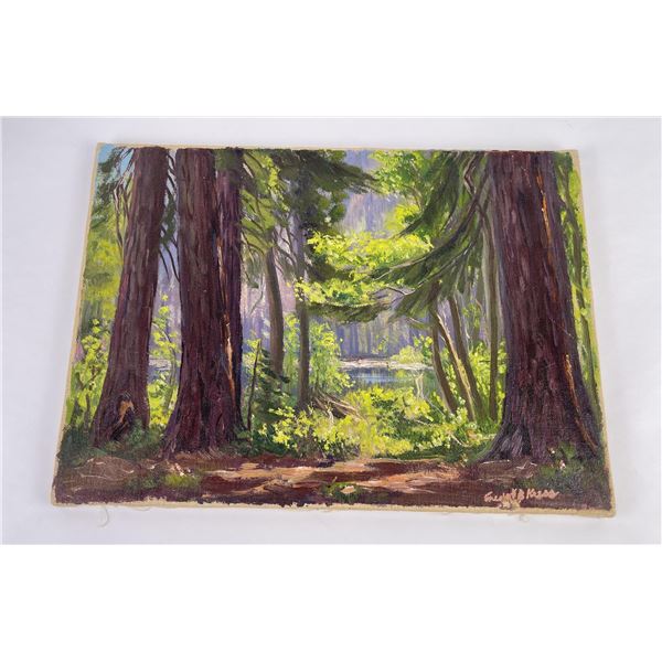 Frederick Kress Painting Lake Tahoe California