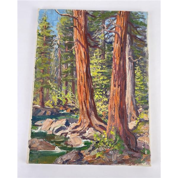 Frederick Kress Painting Lake Tahoe California