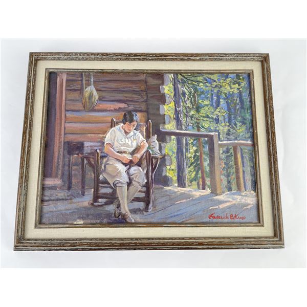 Frederick Kress Painting Castle Crag California